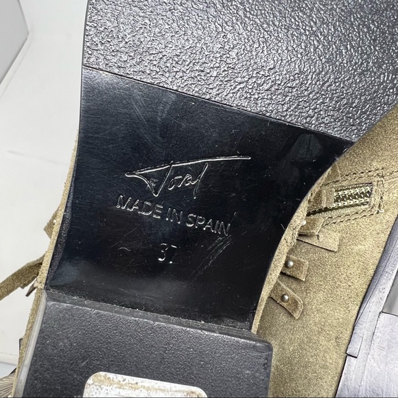 New Toral Revolve olive green suede boots size 37 - Picture 8 of 8